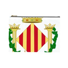 City Of Valencia Coat Of Arms Cosmetic Bag (large) by abbeyz71