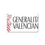 Logo of Community of Valencia, 1985-2018 Magnet (Name Card) Front