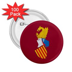 Emblem Of The Generalitat Valenciana 2 25  Buttons (100 Pack)  by abbeyz71