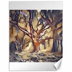 Tree Forest Woods Nature Landscape Canvas 18  X 24  by Pakrebo