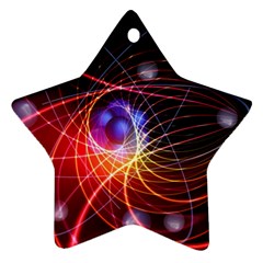 Physics Quantum Physics Particles Ornament (star) by Pakrebo