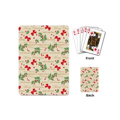 Christmas Paper Scrapbooking Playing Cards (mini) by Pakrebo