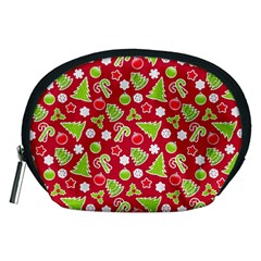 Christmas Paper Scrapbooking Pattern Accessory Pouch (Medium)