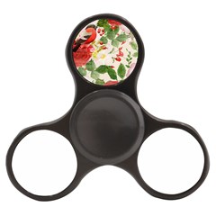 Christmas Bird Floral Berry Finger Spinner by Pakrebo