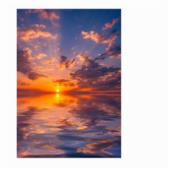 Sunset Dawn Sea Sun Nature Large Garden Flag (two Sides) by Pakrebo