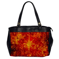 Christmas Star Snow Snowfall Oversize Office Handbag by Pakrebo