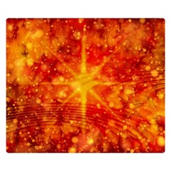 Christmas Star Snow Snowfall Double Sided Flano Blanket (small)  by Pakrebo