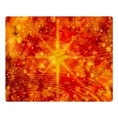 Christmas Star Snow Snowfall Double Sided Flano Blanket (large)  by Pakrebo