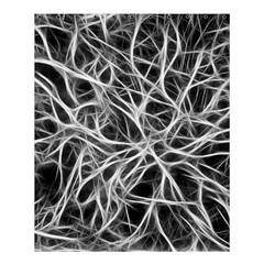 Nerves Cells Dendrites Sepia Shower Curtain 60  X 72  (medium)  by Pakrebo