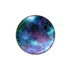 Network Earth Block Chain Globe Hat Clip Ball Marker by Pakrebo