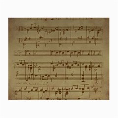 Vintage Sheet Music Background Small Glasses Cloth (2-side) by Pakrebo