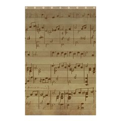 Vintage Sheet Music Background Shower Curtain 48  X 72  (small)  by Pakrebo