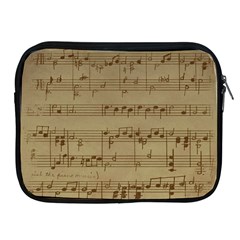 Vintage Sheet Music Background Apple Ipad 2/3/4 Zipper Cases by Pakrebo