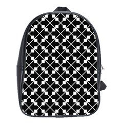 Abstract Background Arrow School Bag (large) by Pakrebo