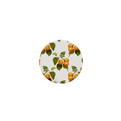 Apricot Fruit Vintage Art 1  Mini Buttons by Pakrebo