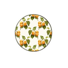 Apricot Fruit Vintage Art Hat Clip Ball Marker (4 Pack) by Pakrebo