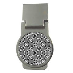 Background Pattern Halftone Money Clips (round)  by Pakrebo