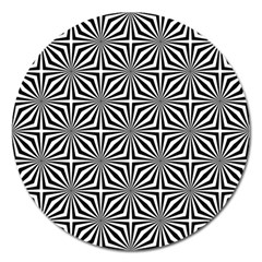 Background Pattern Halftone Magnet 5  (round) by Pakrebo