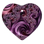 Abstract Art Fractal Art Fractal Ornament (Heart) Front