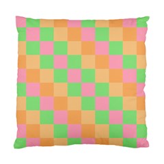 Checkerboard Pastel Squares Standard Cushion Case (one Side) by Pakrebo