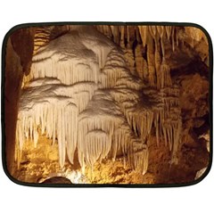 Caverns Rock Formation Cave Rock Fleece Blanket (mini) by Pakrebo