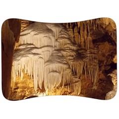 Caverns Rock Formation Cave Rock Velour Seat Head Rest Cushion by Pakrebo