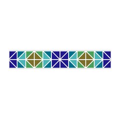 Mosaic Triangle Symmetry Flano Scarf (mini) by Pakrebo