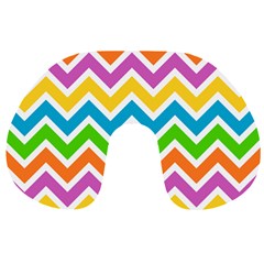 Chevron Pattern Design Texture Travel Neck Pillows by Pakrebo