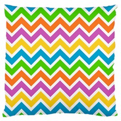 Chevron Pattern Design Texture Standard Flano Cushion Case (one Side) by Pakrebo