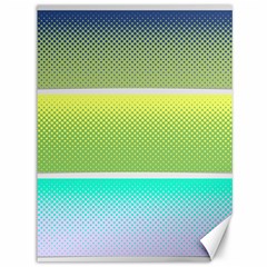 Pattern Banner Background Dot Set Canvas 36  X 48  by Pakrebo