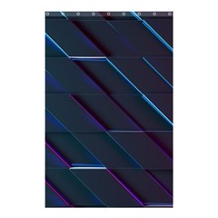 Glass Scifi Violet Ultraviolet Shower Curtain 48  X 72  (small)  by Pakrebo