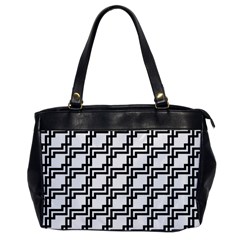 Pattern Monochrome Repeat Oversize Office Handbag by Pakrebo