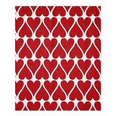 Hearts Pattern Seamless Red Love Shower Curtain 60  X 72  (medium) 