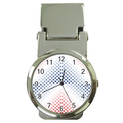 Dots Pointillism Abstract Chevron Money Clip Watches by Pakrebo