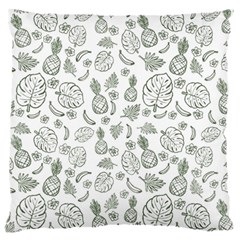 Tropical Pattern Large Cushion Case (one Side) by Valentinaart