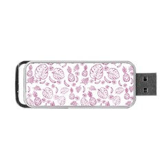 Tropical Pattern Portable Usb Flash (one Side) by Valentinaart