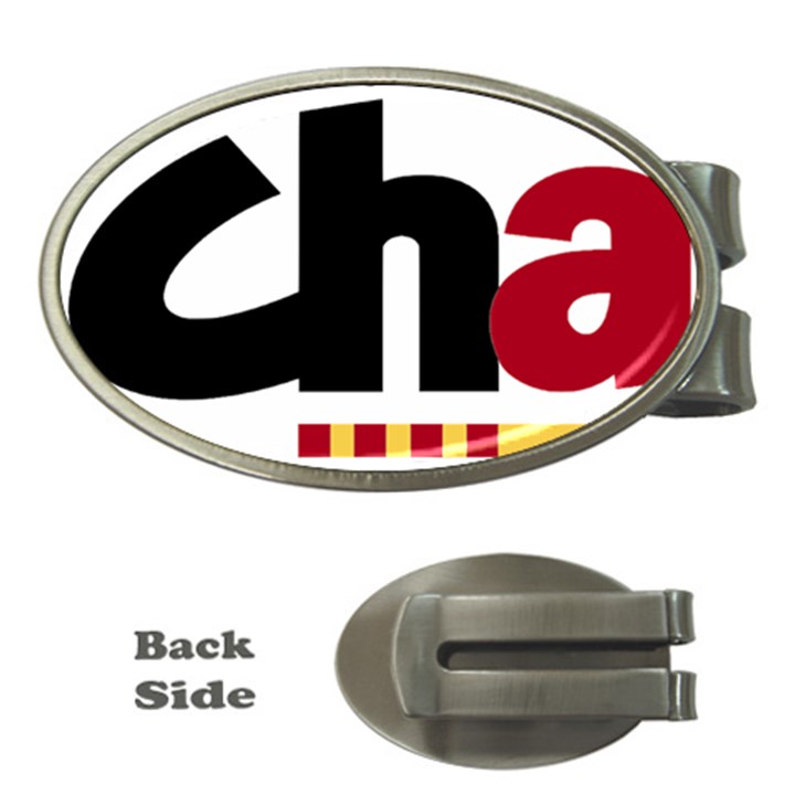 Logo of Chunta Aragonesista Money Clips (Oval) 