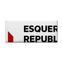 Logo Of Esquerra Republicana De Catalunya Hand Towel by abbeyz71