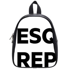 Logo Of Esquerra Republicana De Catalunya School Bag (small) by abbeyz71