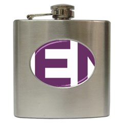 Logo Of Esquerra Republicana De Catalunya Hip Flask (6 Oz) by abbeyz71