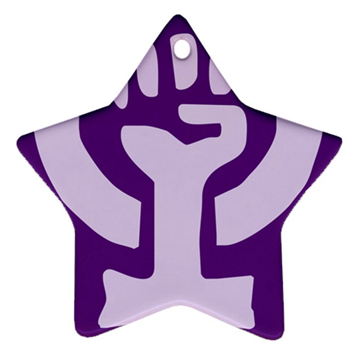 Logo of Feminist Party of Spain Ornament (Star)