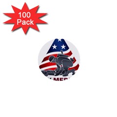 U S  Army Medicine Logo 1  Mini Buttons (100 Pack)  by abbeyz71