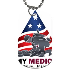 U S  Army Medicine Logo Dog Tag (two Sides) by abbeyz71