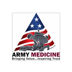 U S  Army Medicine Logo Satin Bandana Scarf by abbeyz71