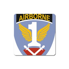 Badge Of First Allied Airborne Army Square Magnet by abbeyz71