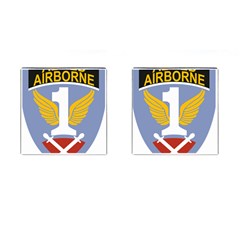 Badge Of First Allied Airborne Army Cufflinks (square) by abbeyz71