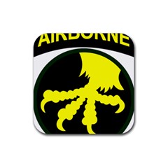 United States Army 17th Airborne Division Rubber Coaster (square)  by abbeyz71