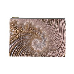 Fractal Art Pattern 3d Artwork Cosmetic Bag (Large)