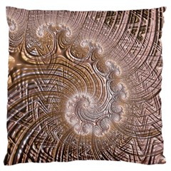 Fractal Art Pattern 3d Artwork Large Cushion Case (One Side)