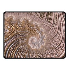 Fractal Art Pattern 3d Artwork Double Sided Fleece Blanket (Small) 